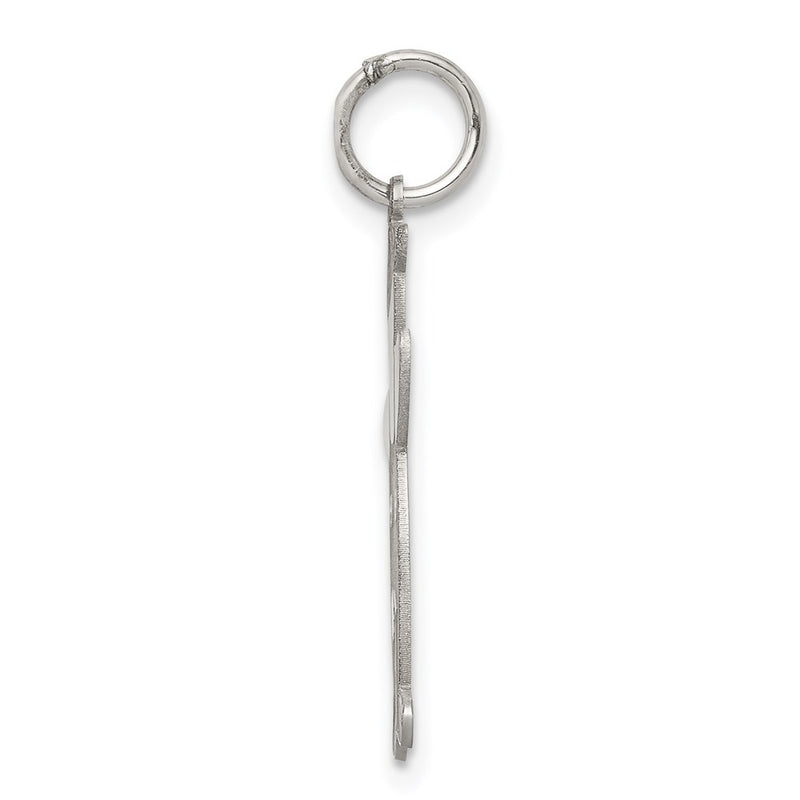 Sterling Silver Rhodium Plated Spunky Cuddle Charm