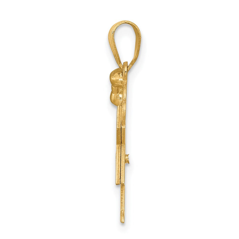 14k A Diamond kid pendant