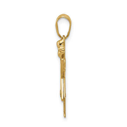 14k VS Diamond kid pendant