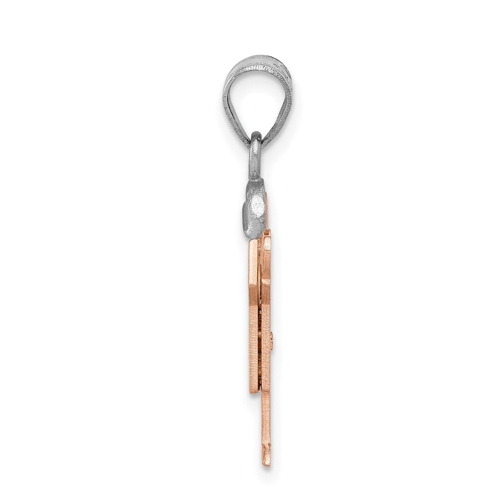 14k A Diamond kid pendant