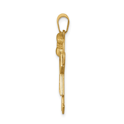 14k A Diamond kid pendant