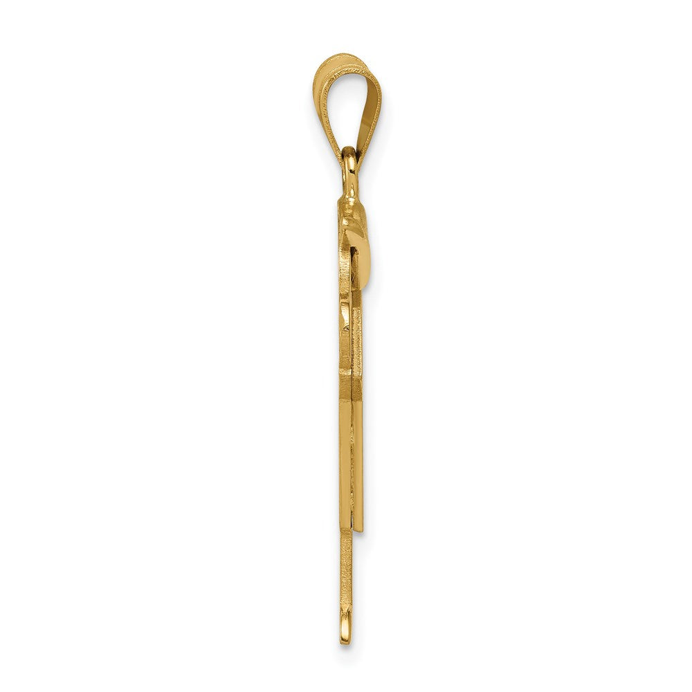 14k VS Diamond kid pendant