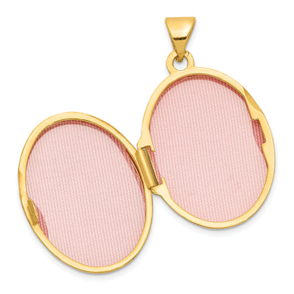 14k Yellow Gold 14k Scrolled Floral Locket