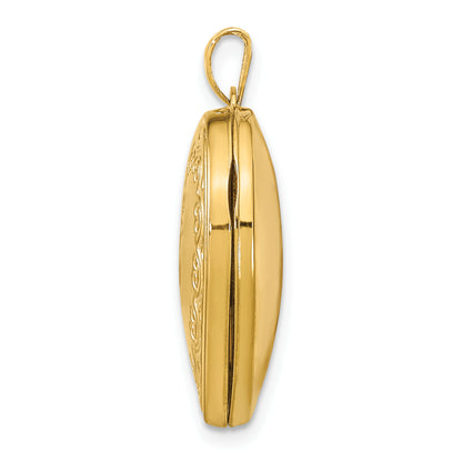 14k Yellow Gold 14k Heart Locket