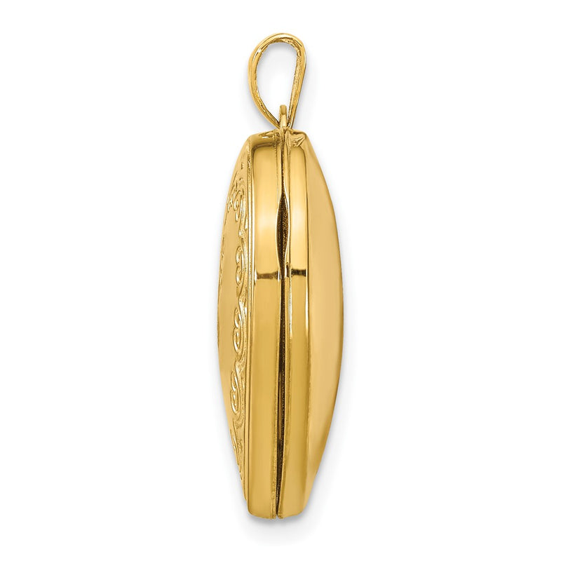 14k Yellow Gold 14k Heart Locket