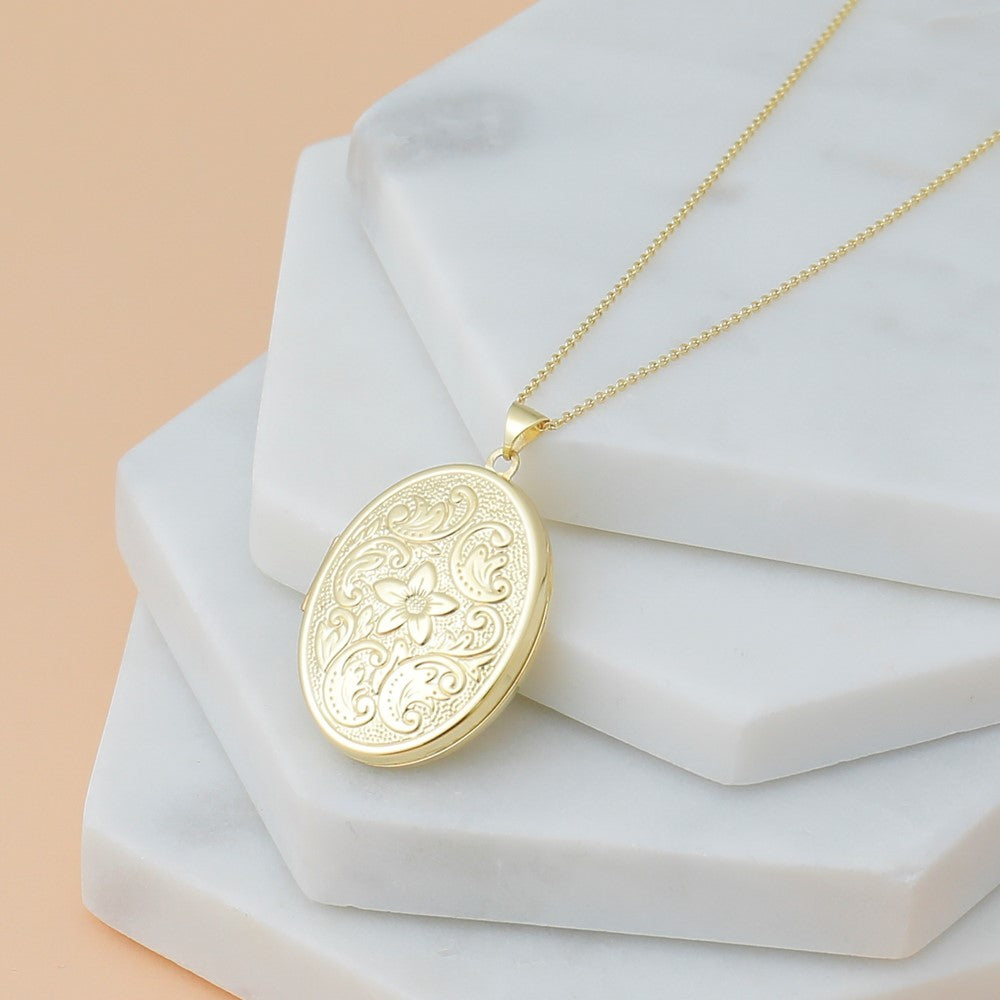 14K Yellow Gold 1mm Round Open Link Cable With Lobster Clasp Chain Necklace