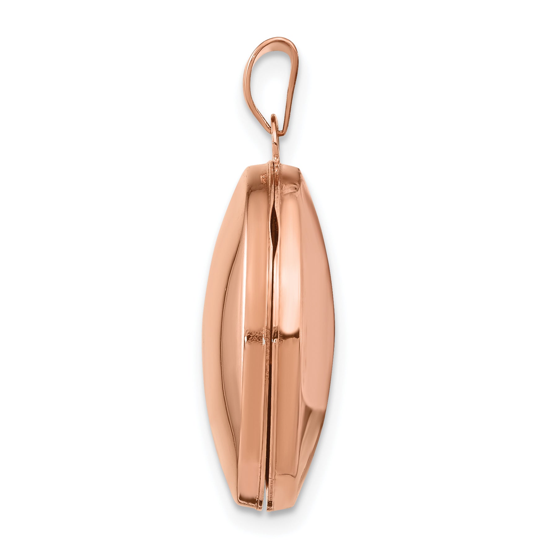 14k Rose Gold 14k Rose Gold 20mm Round Locket
