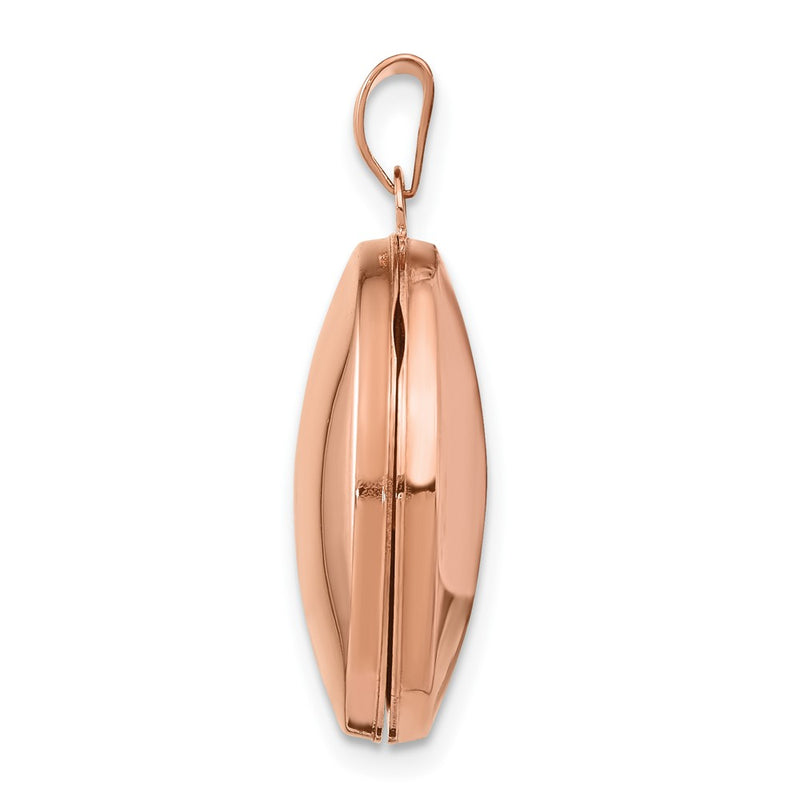 14k Rose Gold 14k Rose Gold 20mm Round Locket