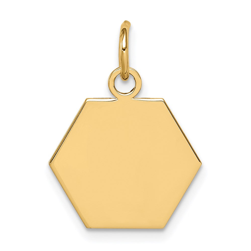 14k Yellow Gold 14k Non-enameled Medical Jewelry Pendant