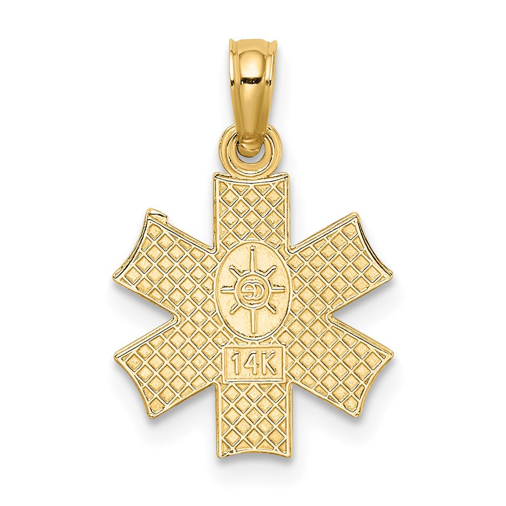 14k Yellow Gold 14k Medical Jewelry Symbol Charm