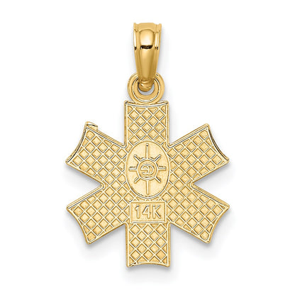 14k Yellow Gold 14k Medical Jewelry Symbol Charm