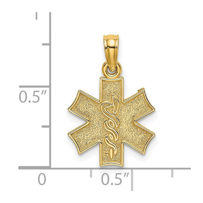 14k Yellow Gold 14k Medical Jewelry Symbol Charm