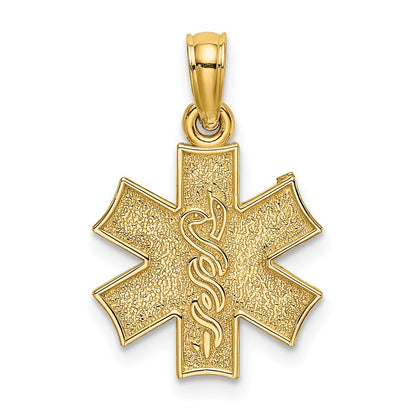 14k Yellow Gold 14k Medical Jewelry Symbol Charm