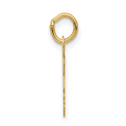 14k Yellow Gold 14k .013 Depth Engravable Boy Head Charm