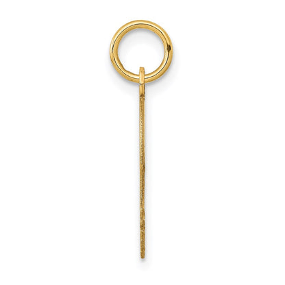 14k Yellow Gold 14k .011 Depth Engravable Boy Head Charm