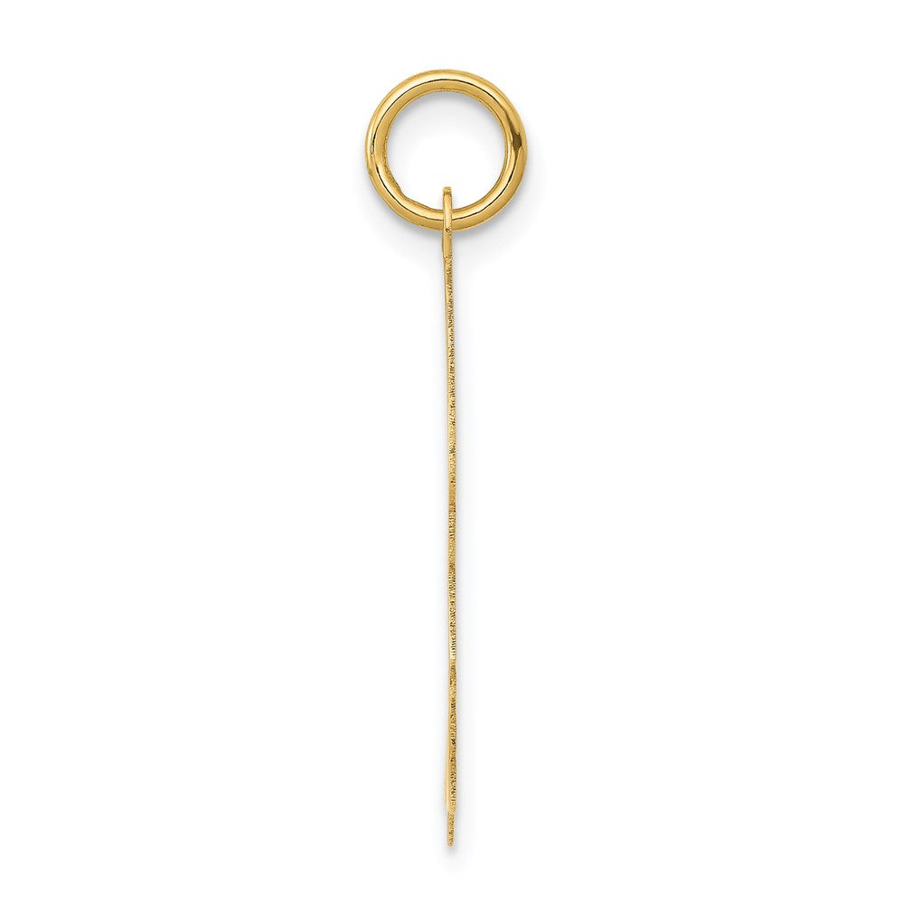14k Yellow Gold 14k .013 Depth Engravable Boy Head Charm