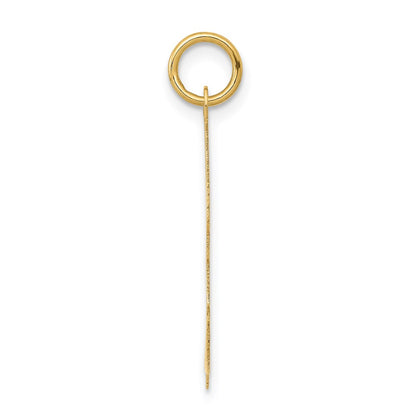 14k Yellow Gold 14k .013 Depth Engravable Boy Head Charm