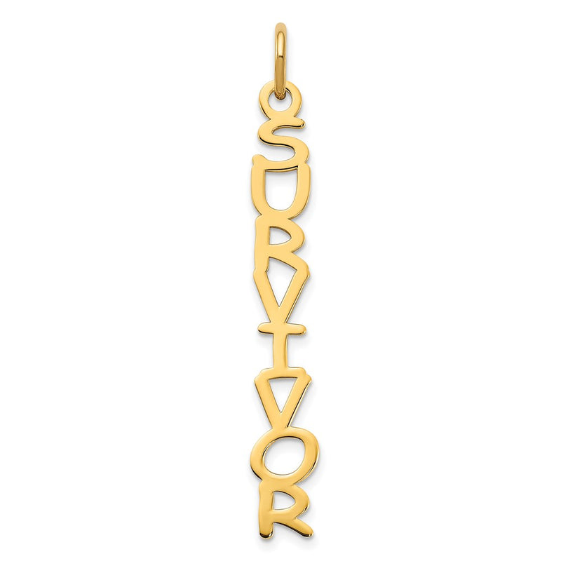 Gold Plated Cosmic Sans Font Name Plate Charm