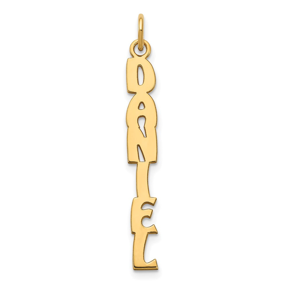Gold Plated Sterling Silver/Gold Hobo Extra Font Name Plate Charm