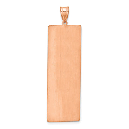 14K Rose Gold 7 Name Family Pendant