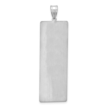 14K White Gold 6 Name Family Pendant