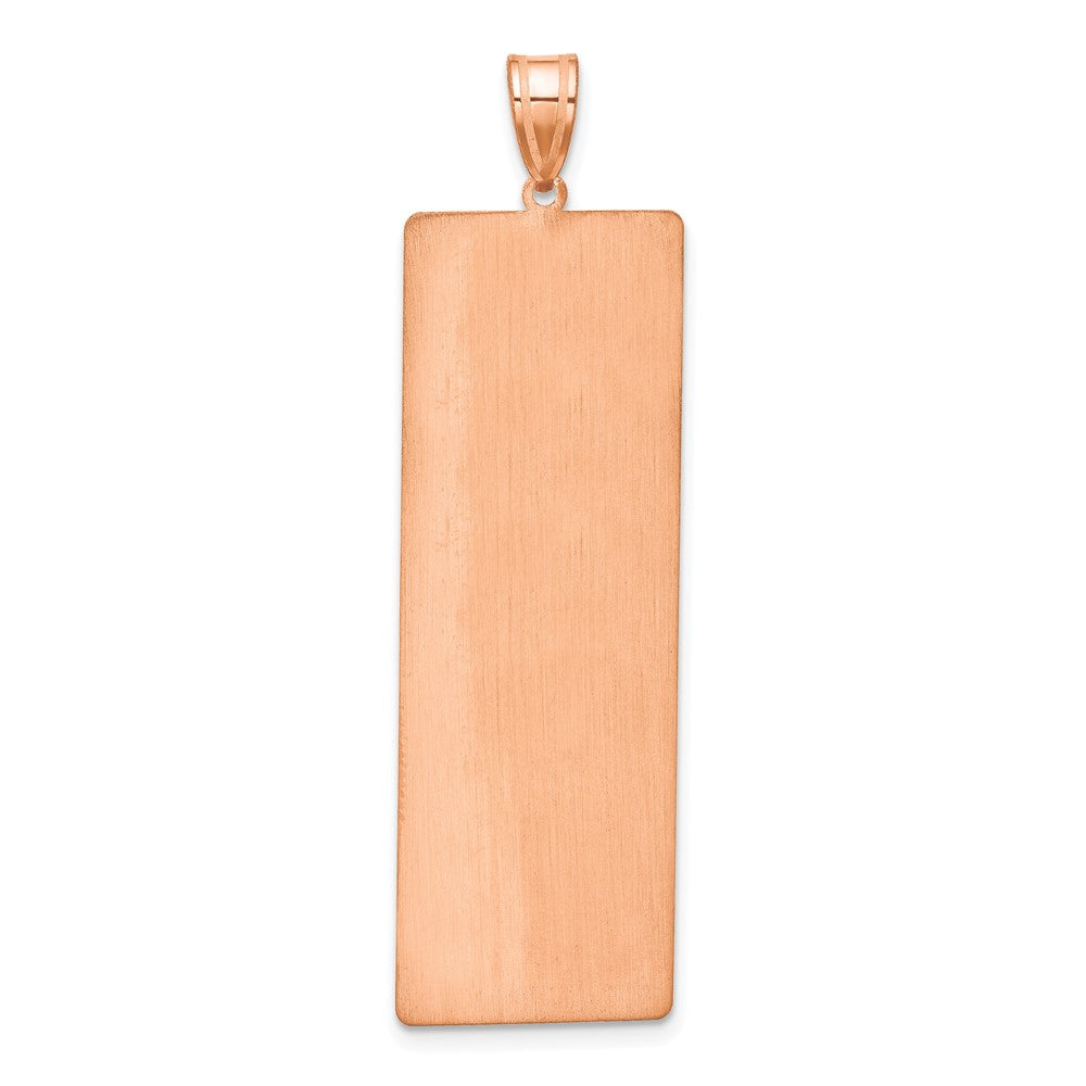 14K Rose Gold 3 Name Family Pendant