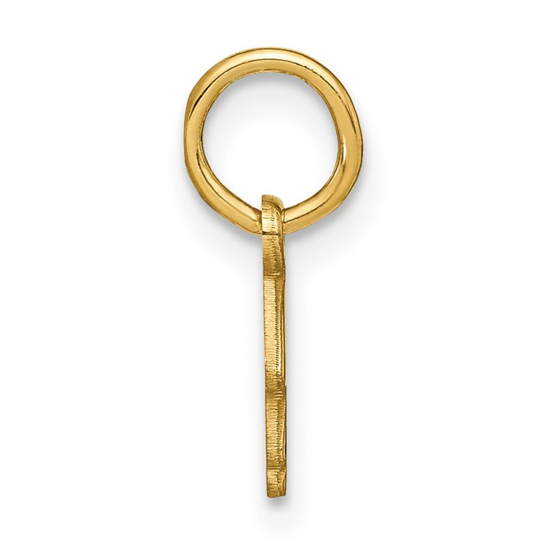 14k Yellow Gold 14KY Upper case Letter B Initial Charm