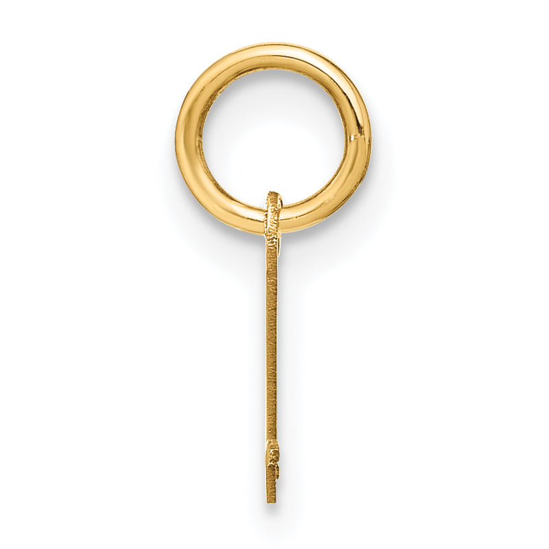 14k Yellow Gold 14KY Upper case Letter L Initial Charm