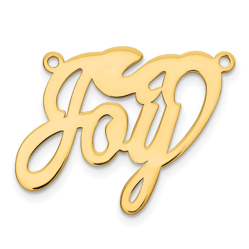 14k Yellow Gold 14k Yellow Gold  Polished Name Plate