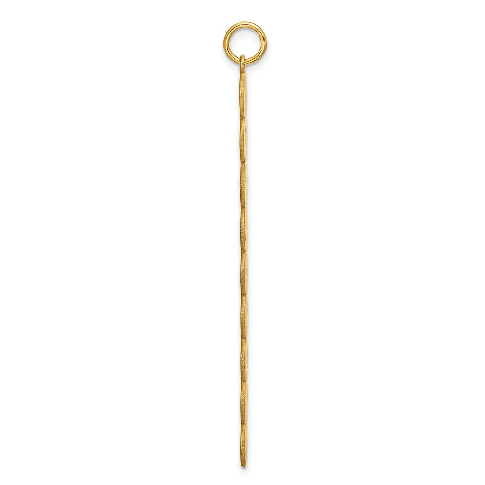 Gold Plated Sterling Silver/Gold 9 Letter Bubble Pendant