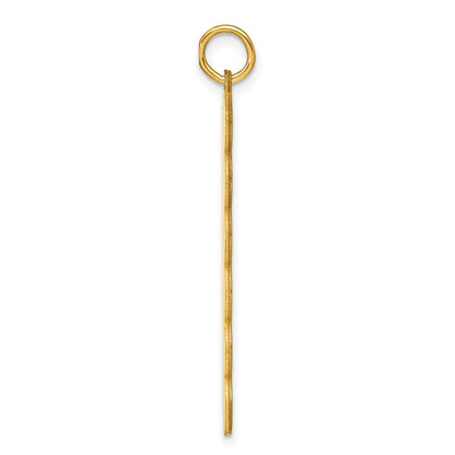 Gold Plated Sterling Silver/Gold 6 Letter Bubble Pendant
