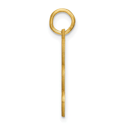 Gold Plated Sterling Silver/Gold 3 Letter Bubble Pendant