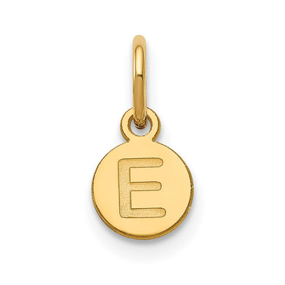Gold Plated Sterling Silver/Gold 1 Letter Bubble Pendant