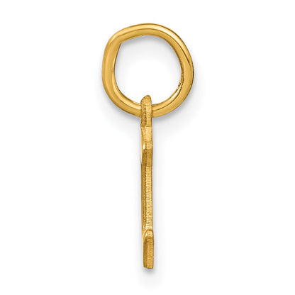 14k Yellow Gold 14KY Letter C Initial Pendant