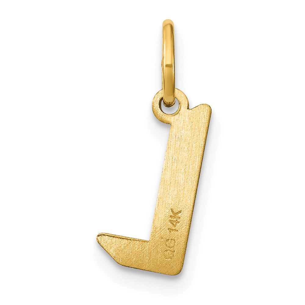 14k Yellow Gold 14KY Letter L Initial Pendant