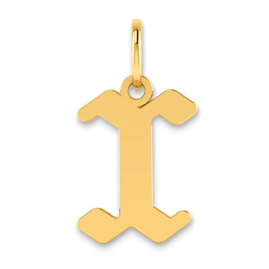 14K Yellow Gold 14Ky Letter X Initial Pendant