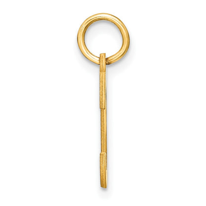 14k Yellow Gold 14ky Letter C Initial Pendant