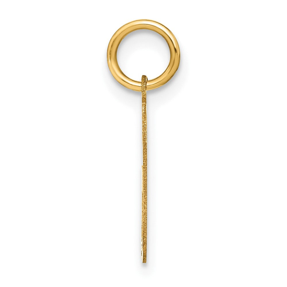 14k Yellow Gold 14ky Letter G Initial Pendant