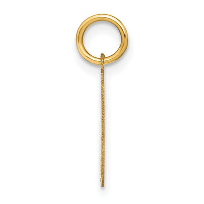 14k Yellow Gold 14ky Letter G Initial Pendant