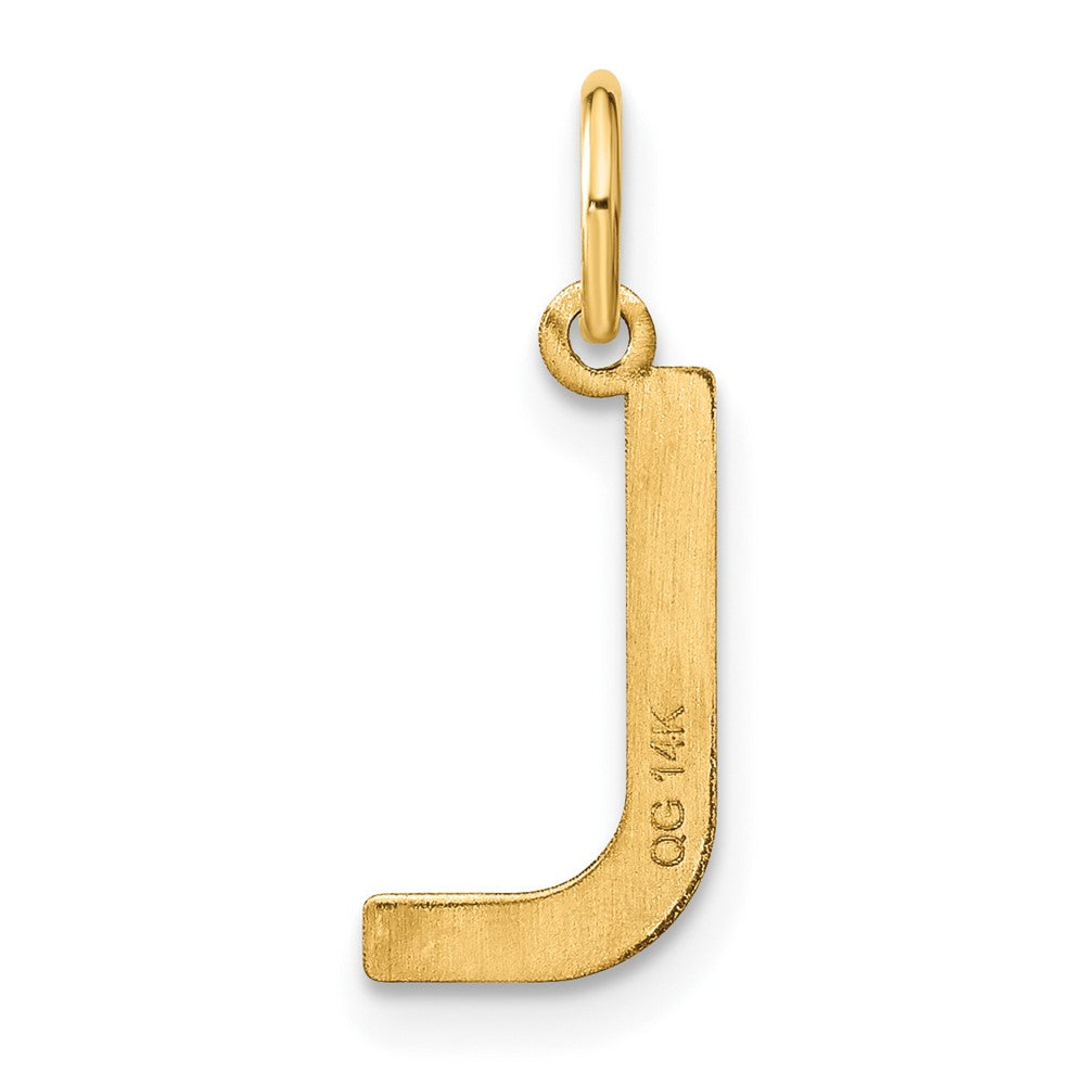 14k Yellow Gold 14ky Letter L Initial Pendant
