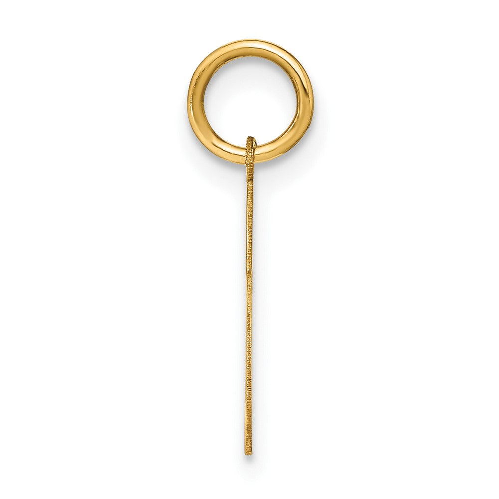 14k Yellow Gold 14ky Letter S Initial Pendant