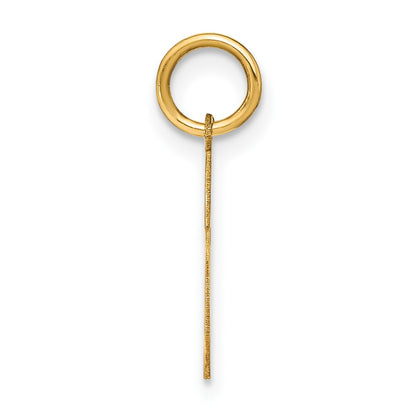 14k Yellow Gold 14ky Letter S Initial Pendant