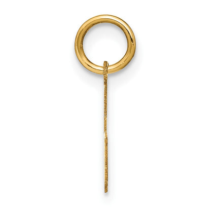 14k Yellow Gold 14ky Letter G Initial Pendant