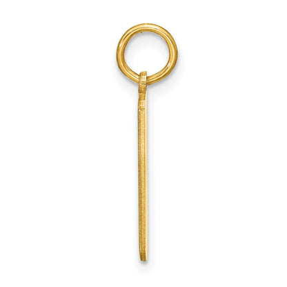14k Yellow Gold 14k Yellow Gold Small  Blank Bar Charm
