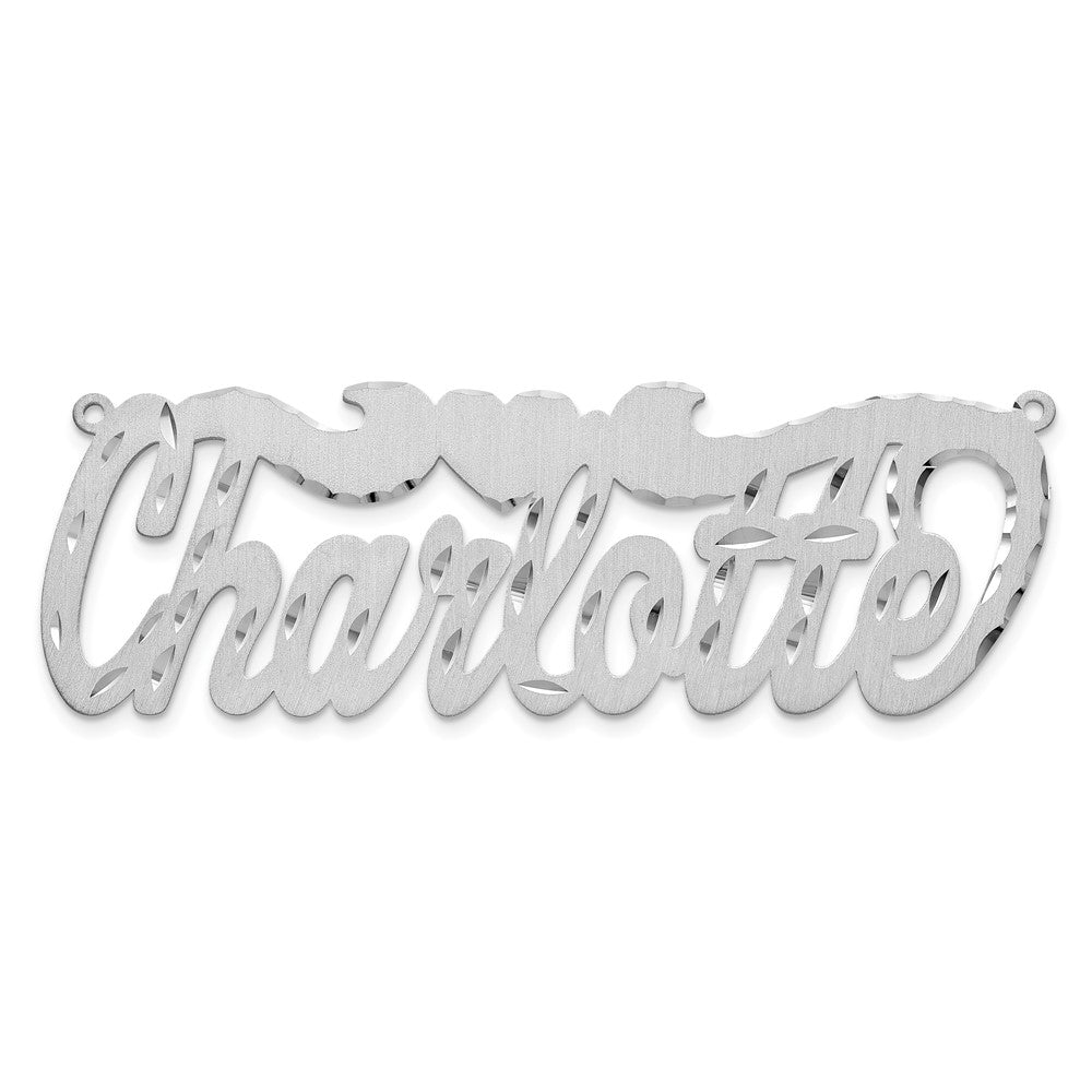 sterling-silver-rhodium-plated-satin-diamond-cut-heart-name-plate-xna171ss