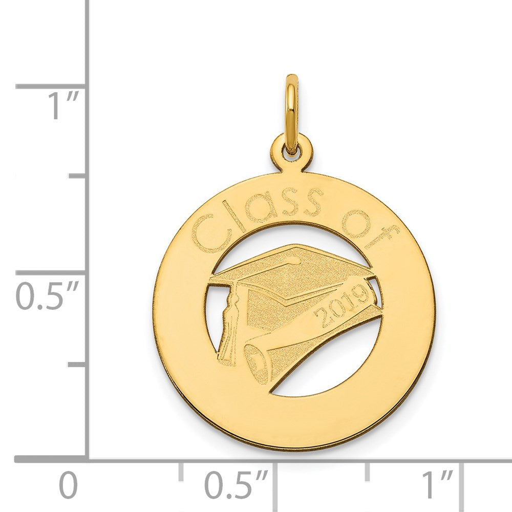 14k Yellow Gold 14k Personalized Graduation Charm