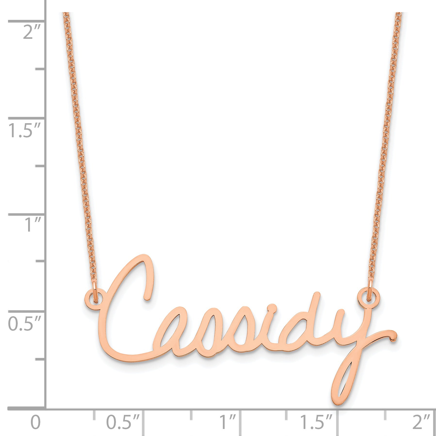 14K Rose Gold Signature Necklace