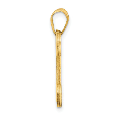 Gold Plated Sterling Silver Letter X Initial Pendant
