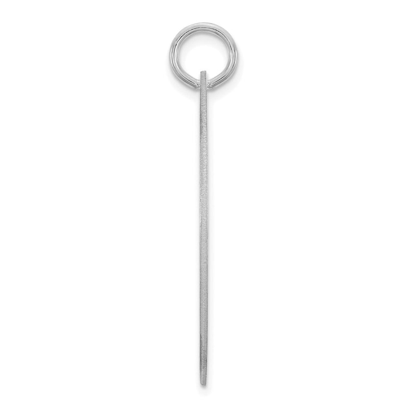 Sterling Silver /Rhodium Plated Signature With Birthstones Pendant