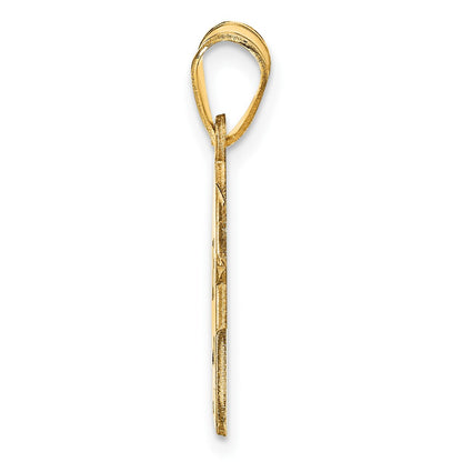 Gold Plated Sterling Silver/Gold Personalized Football Helmet Pendant